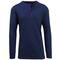 Men's Long Sleeve Waffle-Knit Thermal Henley Shirt